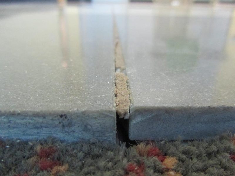 Engineered stone flooring at North American College