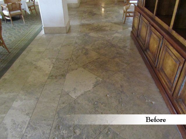 Floor detail during assessment