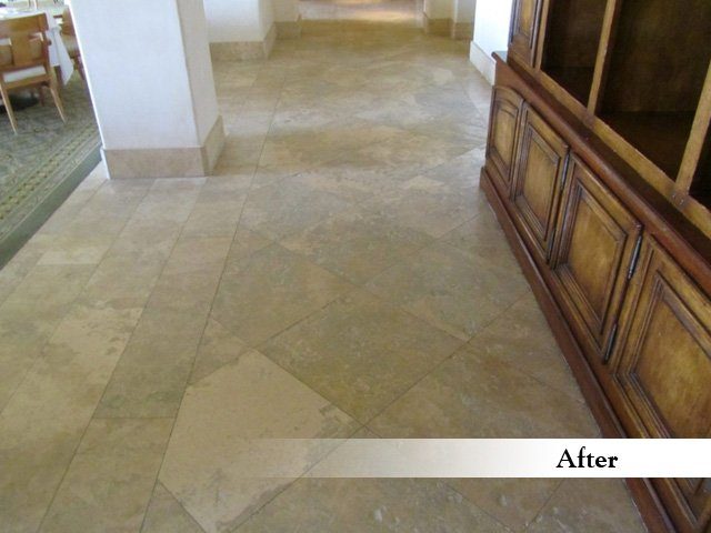Floor detail after repair